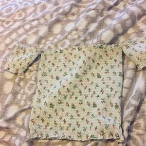 Off the Shoulder Floral Top